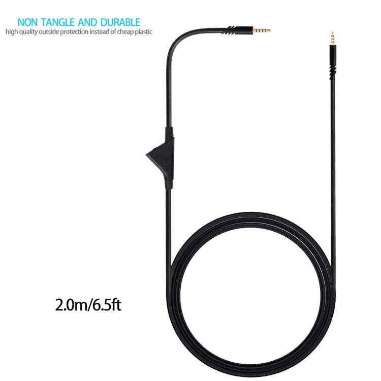 ZS0175 For Logitech Astro A10 / A40 / A30 3.5mm Male to Male Volume Adjustable Earphone Audio Cab...