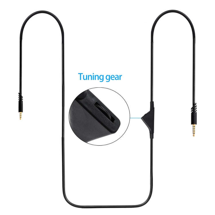 ZS0175 For Logitech Astro A10 / A40 / A30 3.5mm Male to Male Volume Adjustable Earphone Audio Cab...