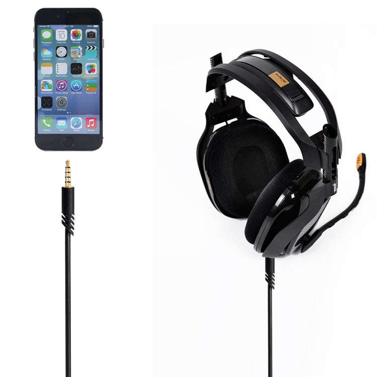 ZS0175 For Logitech Astro A10 / A40 / A30 3.5mm Male to Male Volume Adjustable Earphone Audio Cab...