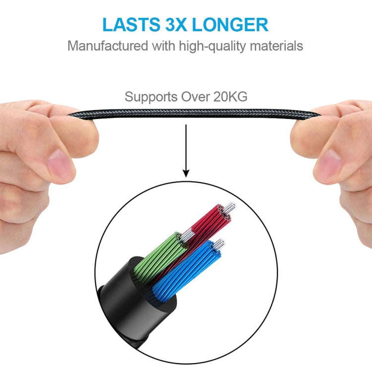 ZS0192 3.5mm Male to Male Headphone Cable Tuned Version for Kingston Skyline Alpha Audio Cable(Bl...