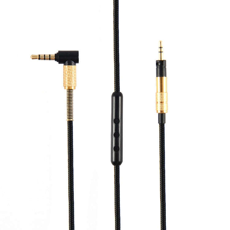 ZS0047 Call Wire Control Version HD4.30 Earphone Audio Cable (Black)