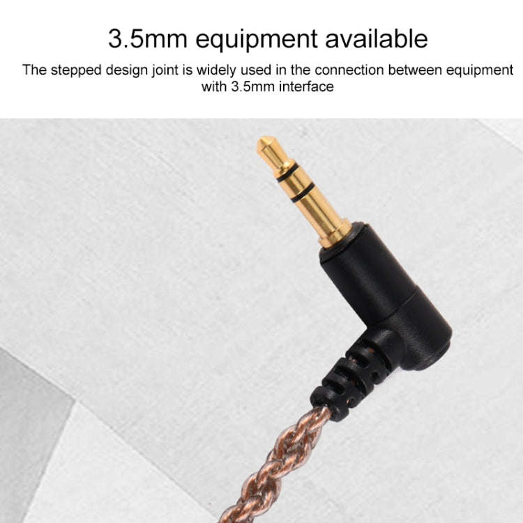 ZS0027 3.5mm to A2DC Headphone Audio Cable for Audio-technica ATH-LS50 E40 E70 CKR100 CKS1100(Brown)