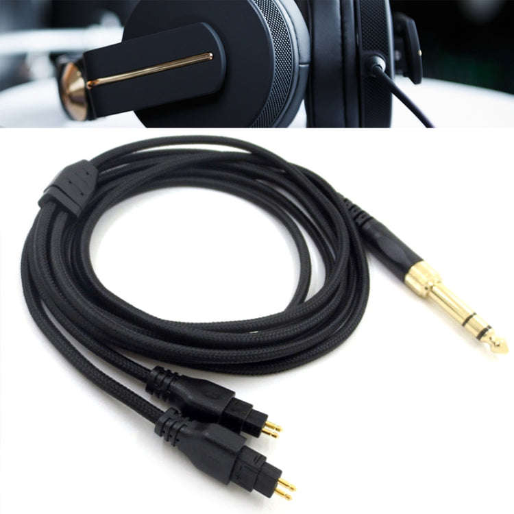 ZS0204 Headphone Audio Cable for Sennheiser HD580 HD600 HD650 HD660S (Black)