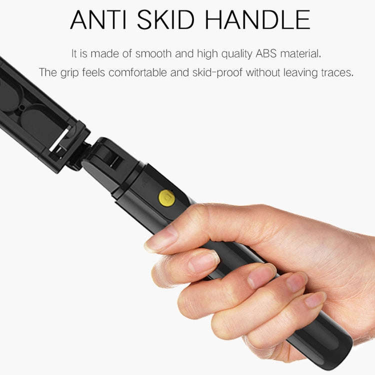 K10 Bluetooth 4.0 Mobile Phone Adjustable Bluetooth Selfie Stick Self-timer Pole Tripod (Black)