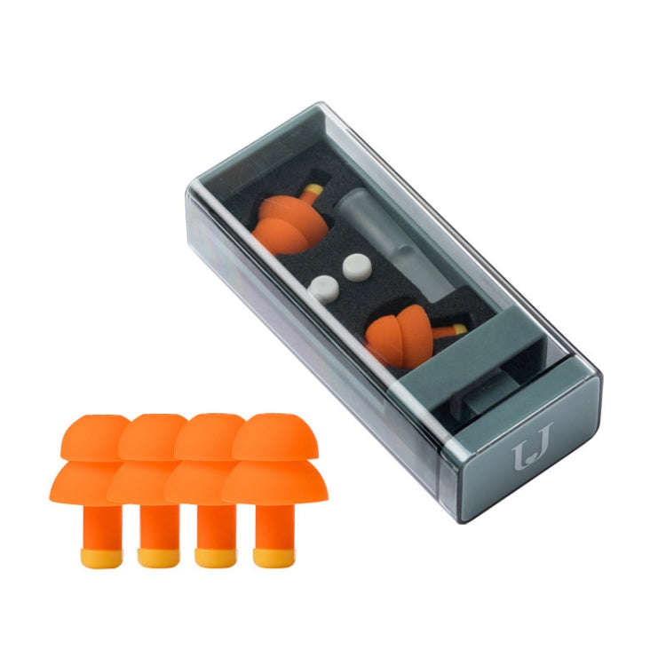 Original Xiaomi Youpin jordan &judy Portable Soundproof Noise Reduction Earplugs(Orange)