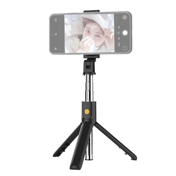 K07 Bluetooth 4.0 Mobile Phone Adjustable Bluetooth Selfie Stick Self-timer Pole Tripod (Black)