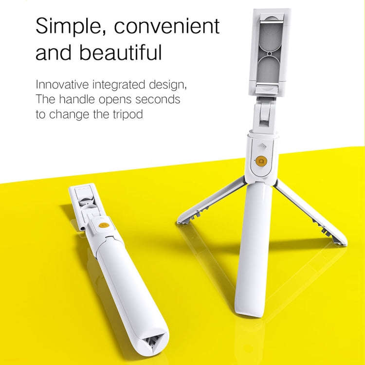 K07 Bluetooth 4.0 Mobile Phone Adjustable Bluetooth Selfie Stick Self-timer Pole Tripod (Black)
