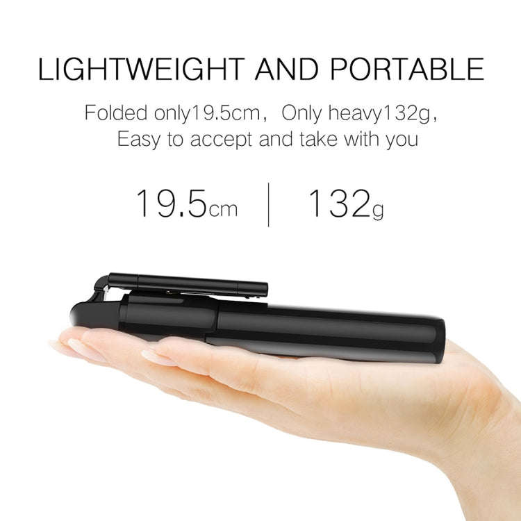 K07 Bluetooth 4.0 Mobile Phone Adjustable Bluetooth Selfie Stick Self-timer Pole Tripod (White)