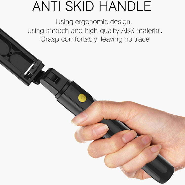 K07 Bluetooth 4.0 Mobile Phone Adjustable Bluetooth Selfie Stick Self-timer Pole Tripod (White)
