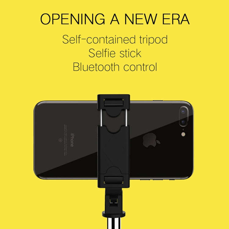 K07 Bluetooth 4.0 Mobile Phone Adjustable Bluetooth Selfie Stick Self-timer Pole Tripod (White)