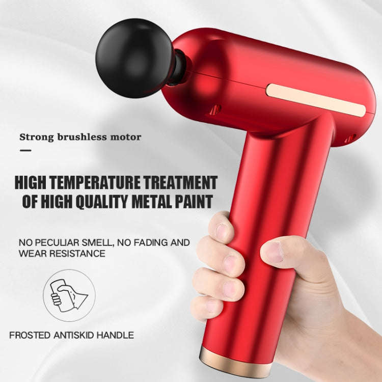 USB Charging Three-speed Vibration Adjustable Mini Fascia Gun Electric Massage Gun Full Body Mass...