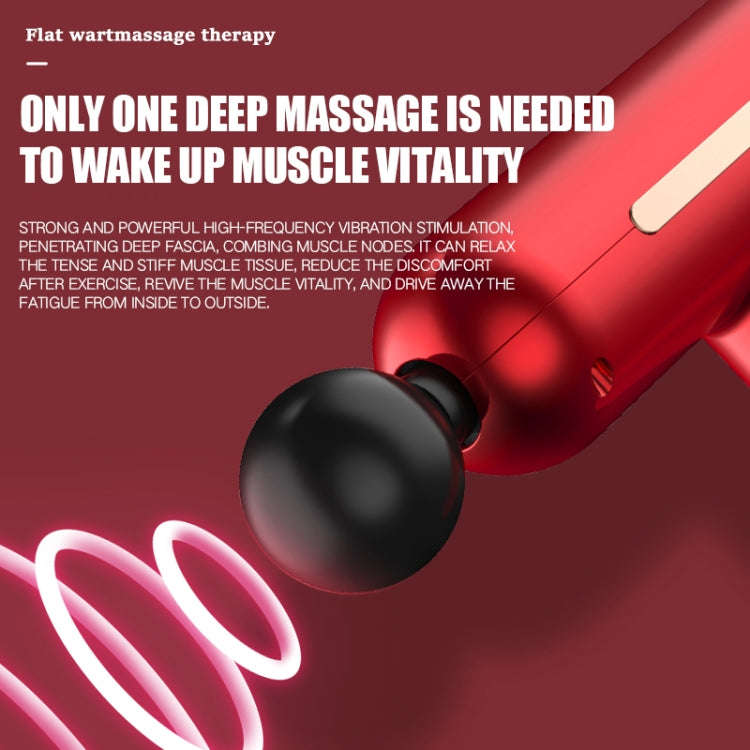 USB Charging Three-speed Vibration Adjustable Mini Fascia Gun Electric Massage Gun Full Body Mass...