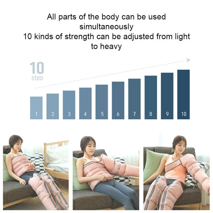 RD-M2857 Legs Airbag All-inclusive Intelligent Air Wave Pressure Massager with Host, Support Timi...