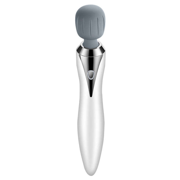 Portable Mini Multifunctional Physiotherapy Electric Hand-held Massage Stick(White)