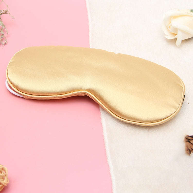 USB Charging Heating Silk Moxa Sleep Eye Mask (Gold)