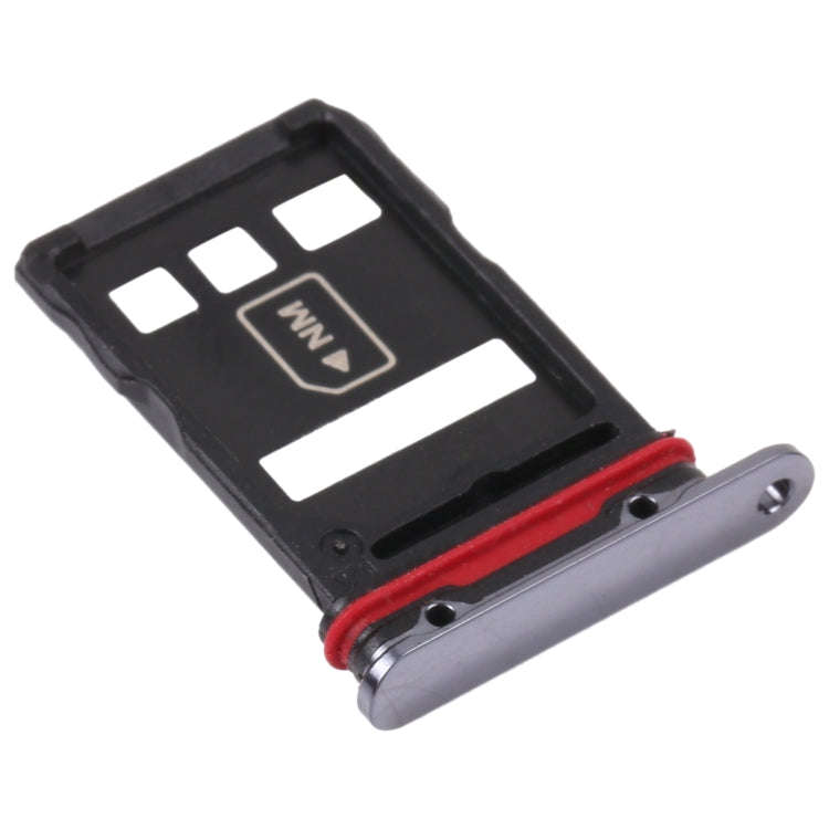 SIM Card Tray + NM Card Tray for Huawei Mate 40 Pro (Black)