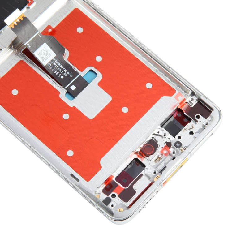 For Huawei Mate 50 Pro Original LCD Screen Digitizer Full Assembly with Frame (Silver)