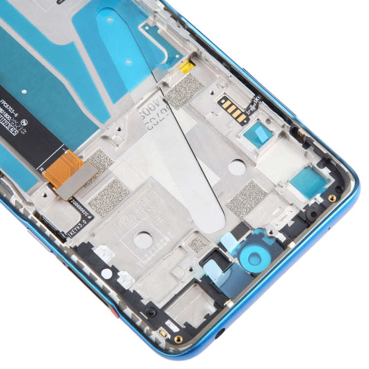 For TCL 20 5G OEM LCD Screen Digitizer Full Assembly with Frame (Blue)