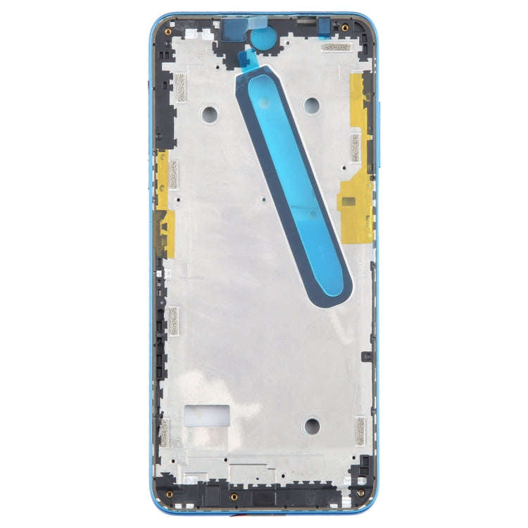 For TCL 20 5G Original Front Housing LCD Frame Bezel Plate (Blue)