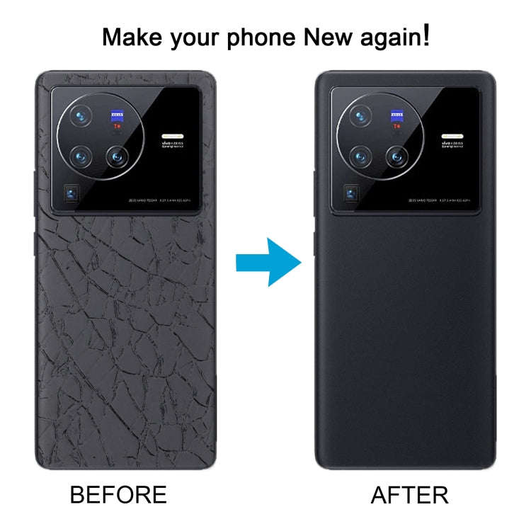 For vivo X80 Pro OEM Glass Material Battery Back Cover(Blue)