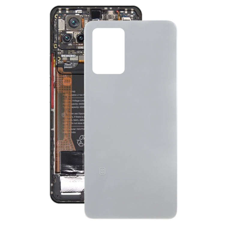 For Xiaomi Poco F4 OEM Glass Material Battery Back Cover(Grey)