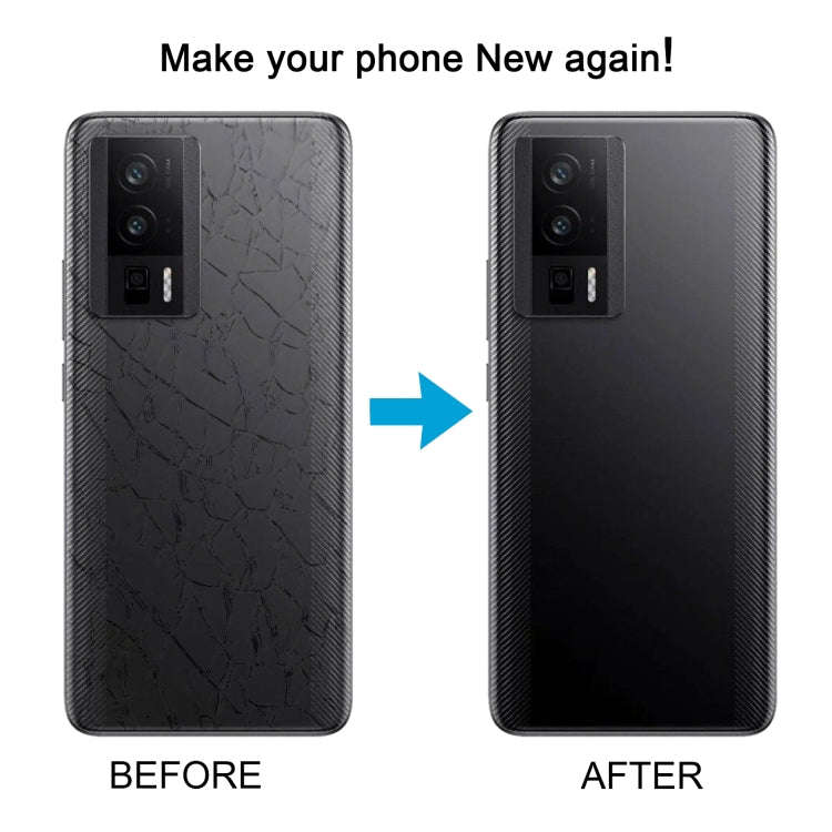 For Xiaomi Poco F5 Pro OEM Glass Material Battery Back Cover(Black)