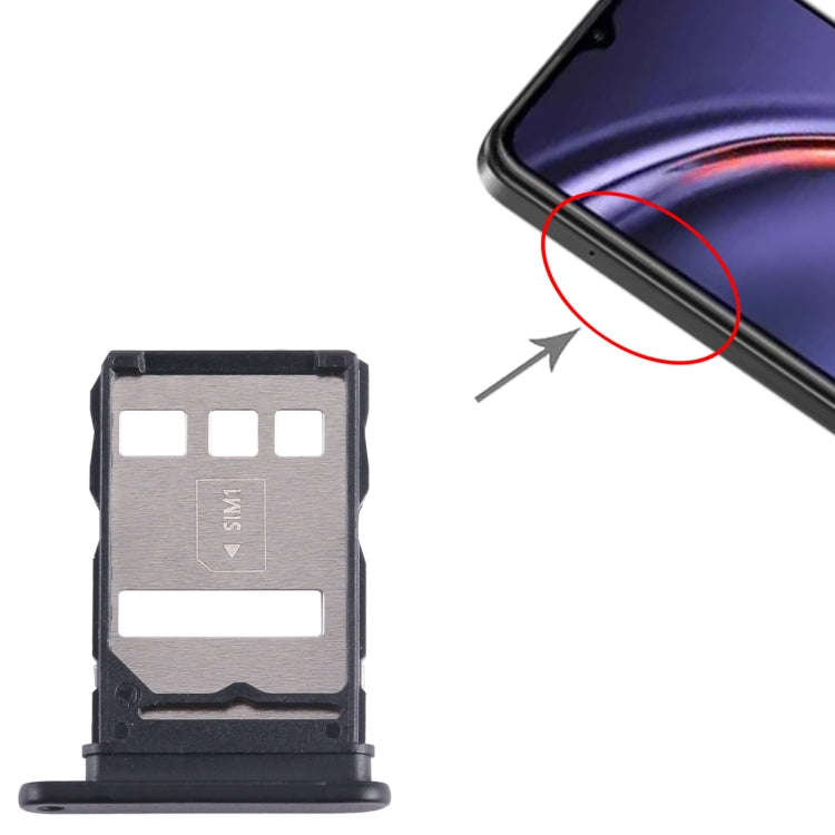 For Huawei Maimang 10 SIM Card Tray (Black)