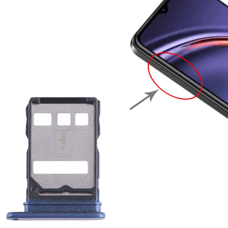 For Huawei Maimang 10 SIM Card Tray (Blue)