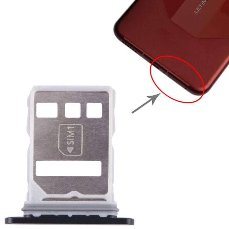 For Huawei Mate 60 Pro+ SIM + NM Card Tray (Black)
