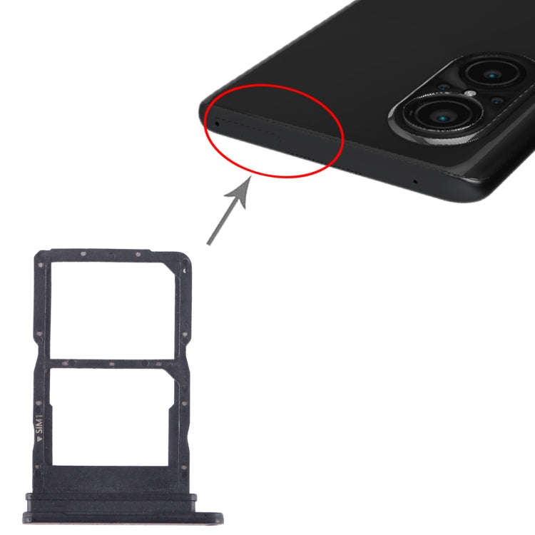 For Huawei Nova 9 SE 5G SIM + SIM Card Tray (Black)