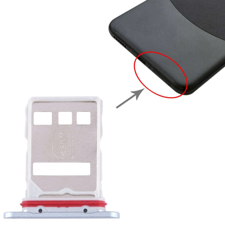For Huawei Mate 60 SIM + NM Card Tray (Green)