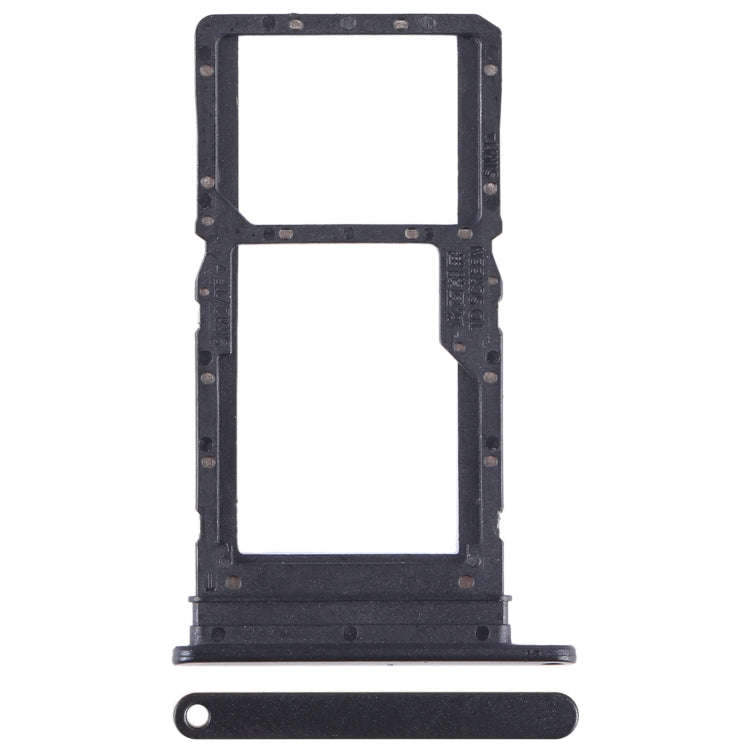 For Huawei Enjoy 30 Plus SIM + SIM / Micro SD Card Tray (Black)