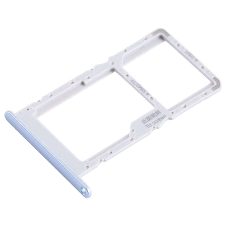 For Huawei Enjoy 60Z SIM + SIM / Micro SD Card Tray (Blue)