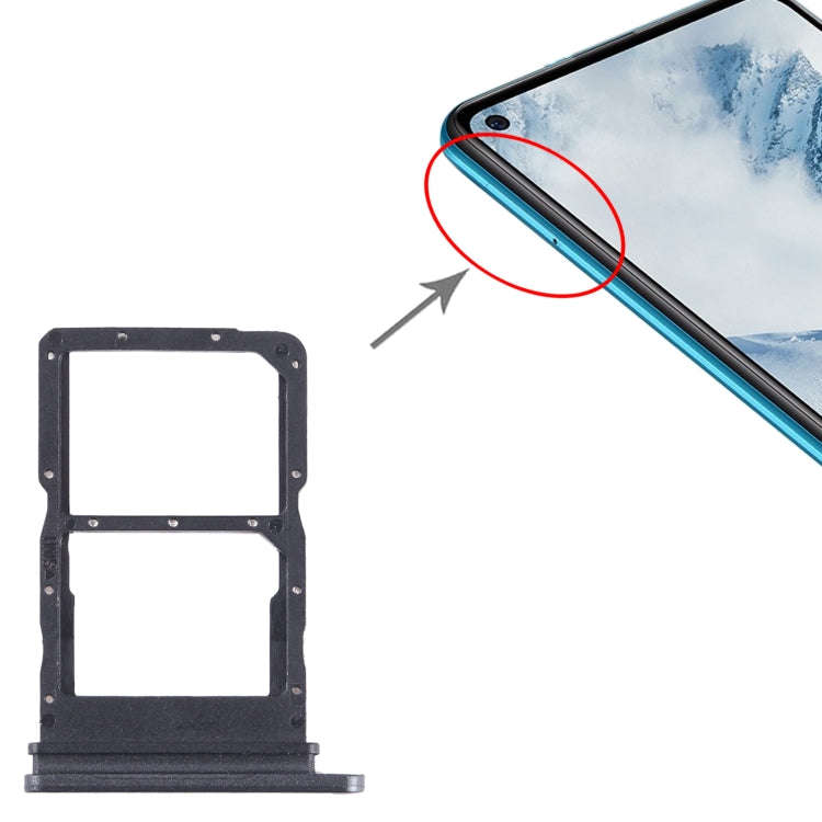 For Huawei Maimang 20 SIM + SIM Card Tray (Black)