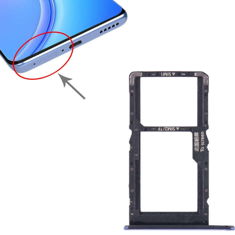 For Huawei Maimang 11 SIM + SIM / Micro SD Card Tray (Blue)