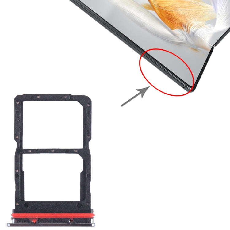 For Huawei Mate X3 SIM + SIM Card Tray (Black)