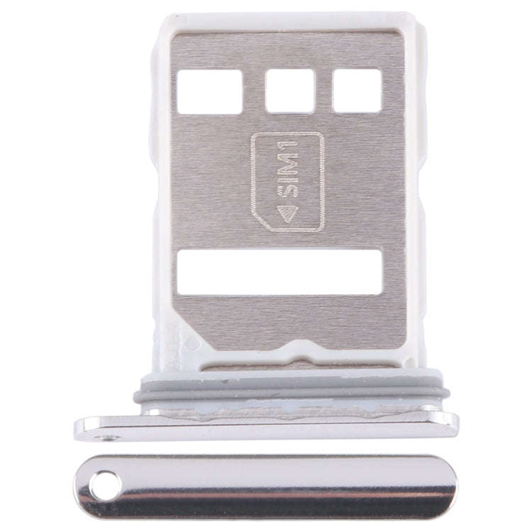 For Huawei P60 Pro SIM + NM Card Tray (Silver)