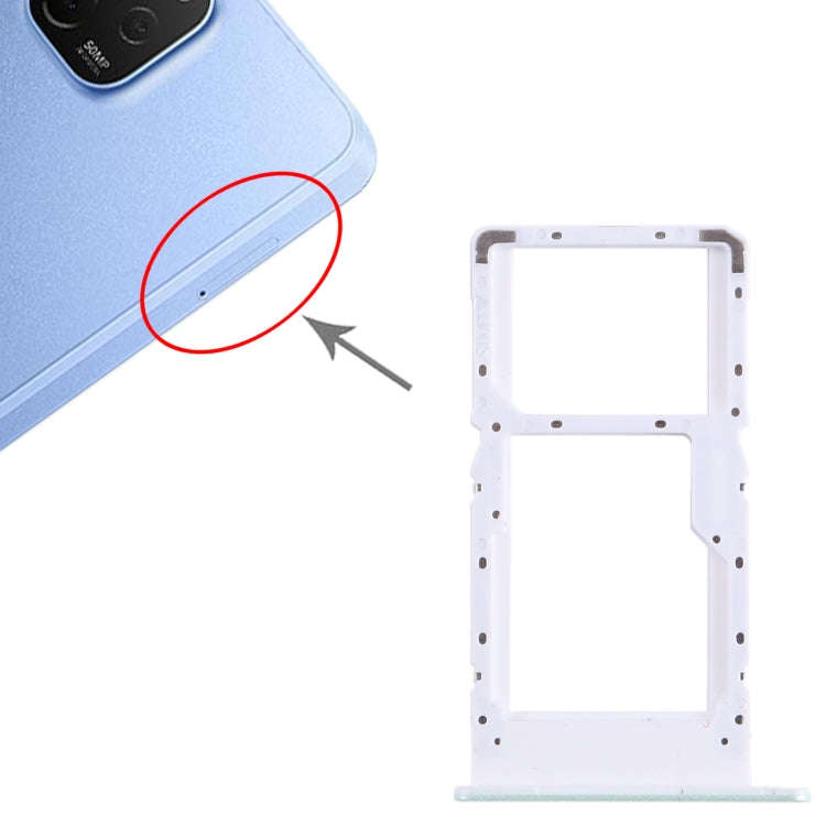 For Huawei nova Y61 SIM + SIM / Micro SD Card Tray (Green)