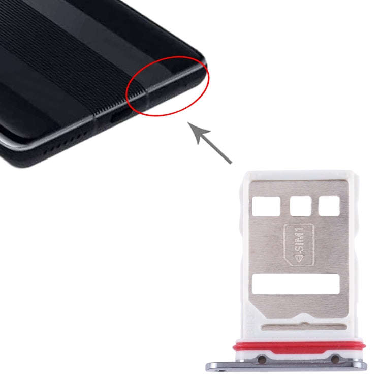For Huawei Mate 50 RS Porsche Design SIM + NM Card Tray (Black)