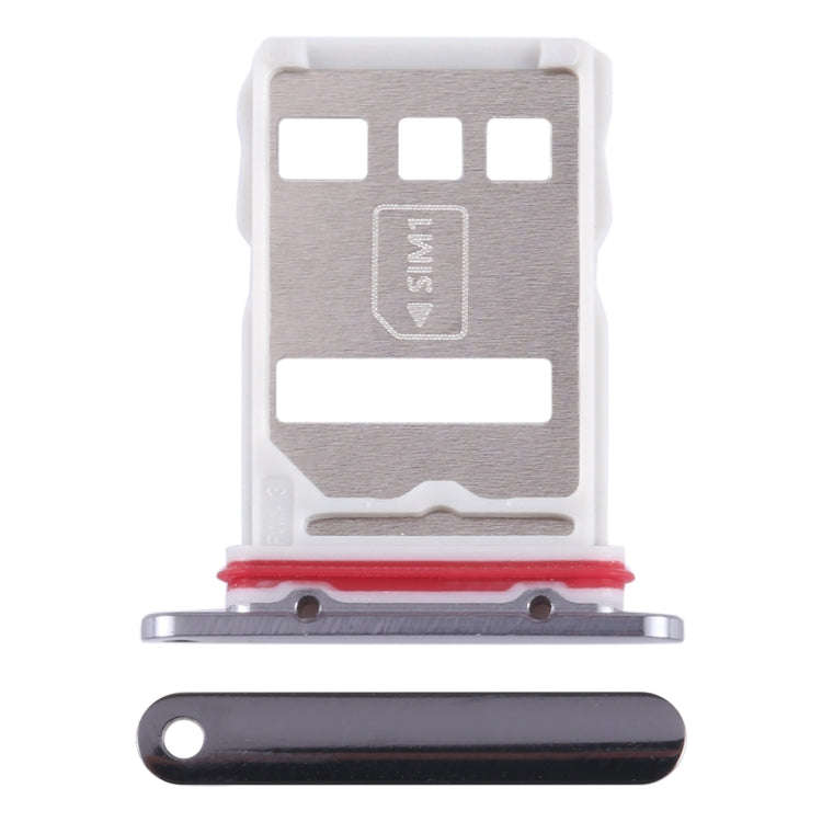 For Huawei Mate 50E SIM + NM Card Tray (Black)