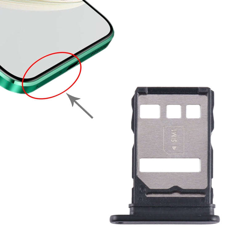 For Huawei Nzone S7 Pro 5G SIM Card Tray (Black)