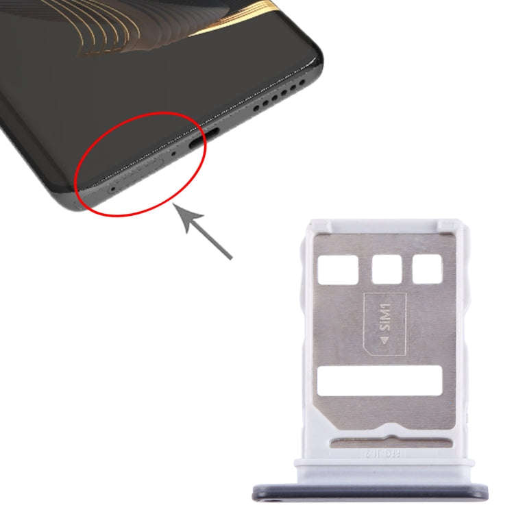 For Huawei nova 10 Pro SIM Card Tray (Black)