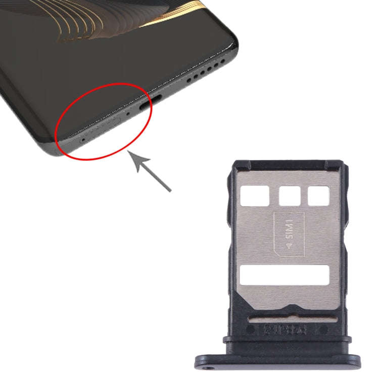 For Huawei nova 10 SIM Card Tray (Black)