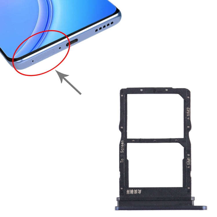 For Honor V40 Lite SIM + SIM Card Tray (Blue)