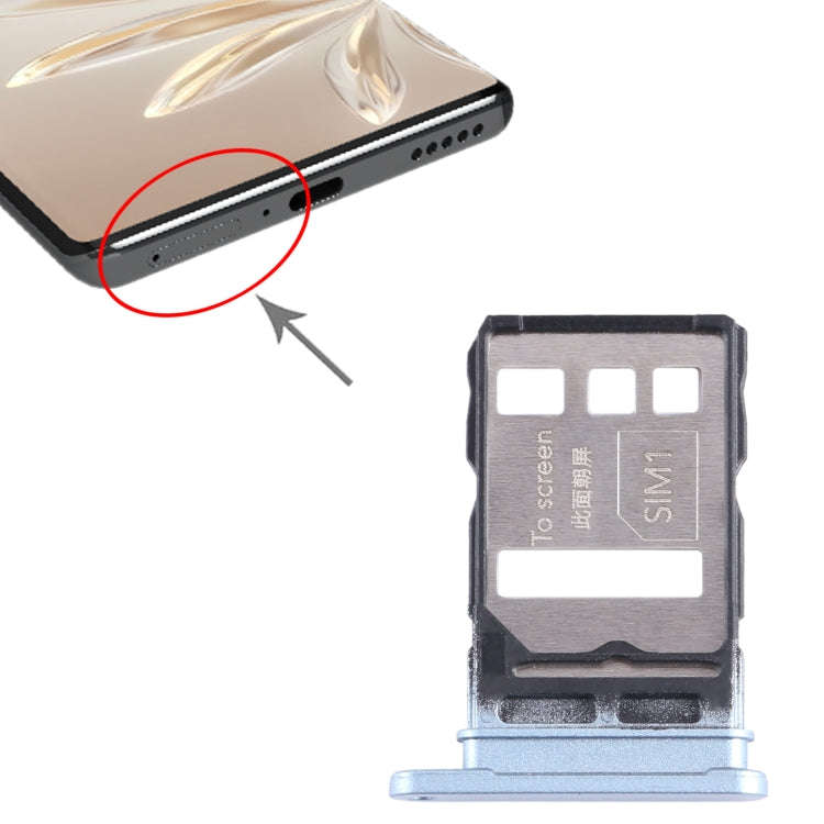 For Honor 70 SIM + SIM Card Tray (Blue)