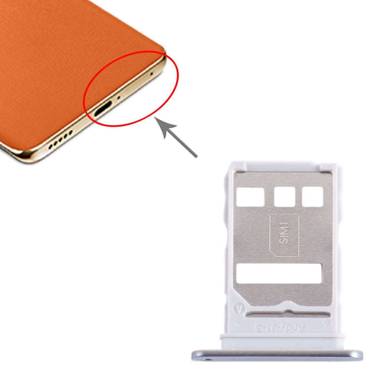 For Honor X9b SIM Card Tray (Silver)