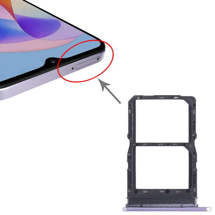 For Honor Play 40C SIM + SIM Card Tray (Purple)