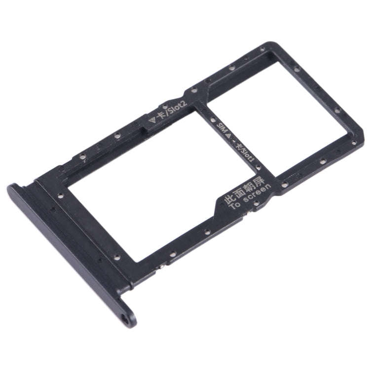 For Honor Play 20A SIM + SIM / Micro SD Card Tray (Black)