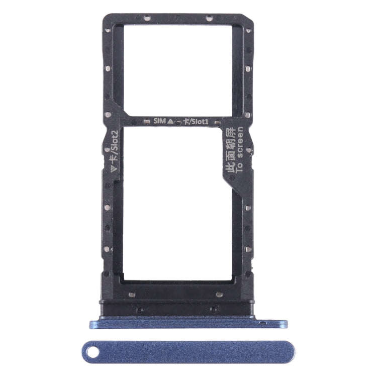 For Honor Play 20A SIM + SIM / Micro SD Card Tray (Blue)