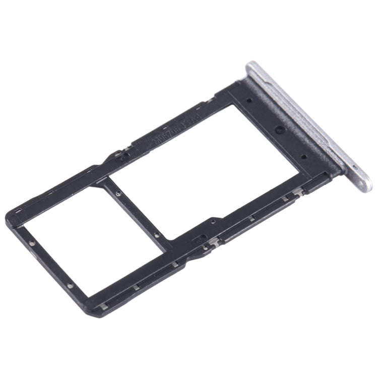 For Honor Play 20A SIM + SIM / Micro SD Card Tray (Silver)